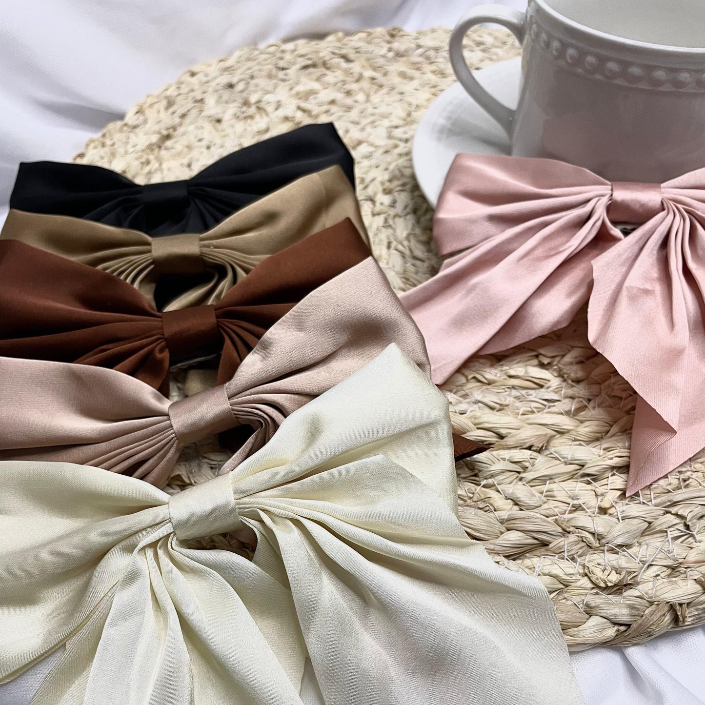 3pcs Small Bow Clips