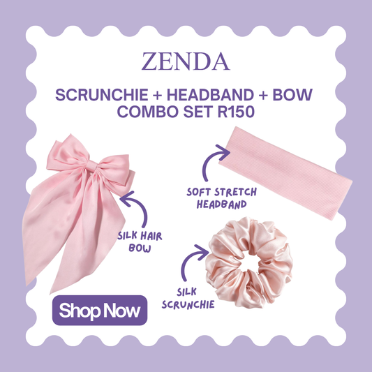 Scrunchie + Headband & Bow Combo