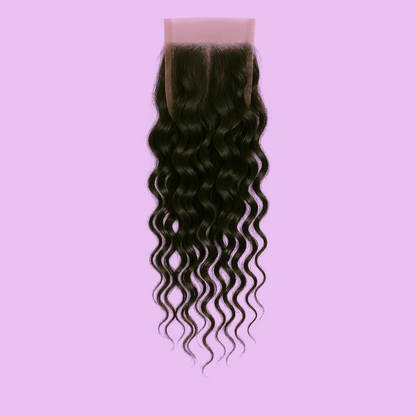 Water Curl Double Drawn Closure