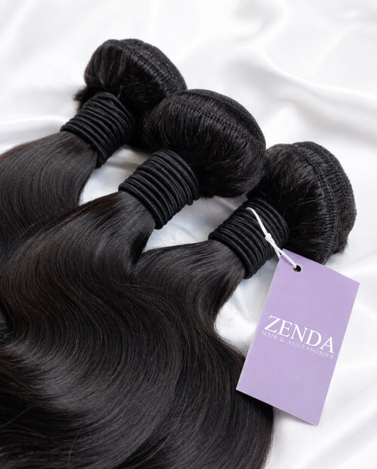 Vietnamese Bone straight Straight Double Drawn Bundles x3